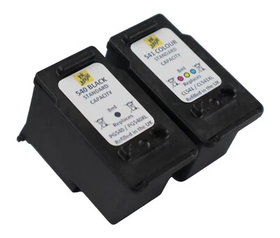£22.95 • Buy PG540 Black & CL541 Colour Ink Cartridge For Canon PIXMA MG3150 Inkjet Printer