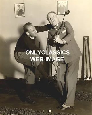 1940 W.c. Fields Golfing Comic Comedian Rare Photo Awkward Golf Swing-instructor • $14.41