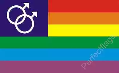 RAINBOW MARS GAY PRIDE FLAG - 5x3 Feet - LGBT MULTICOLOUR BANNER • £4.25