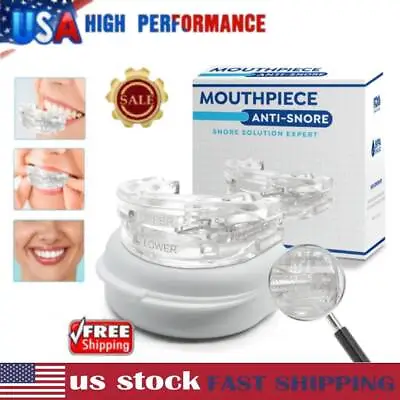 New ANTI SNORING MOUTH GUARD Device Sleep Aide Adjustable Mouth-Free Buds AU✅✅ • $1.99