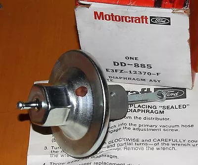 $10 • Buy Ford Motorcraft Dd-885 Sealed Distributor Diaphragm Nos Oem