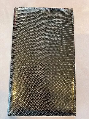 Authentic Bottega Veneta Men’s Wallet Animal Skin Embossed Wallet Checkbook • $24.99