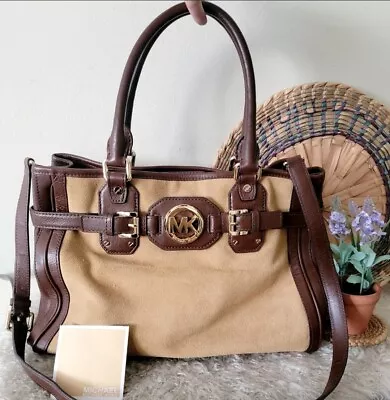 Michael Kors Shoulder Bag Hamilton Crossbody Satchel Bag Purse Handbag • $98.80