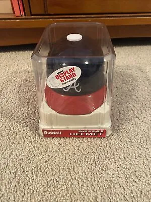 Atlanta Braves Team Logo Riddell Unsigned Baseball Mini Helmet W/box • $26.95