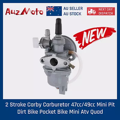 2 Stroke Carby Carburetor 47cc/49cc Mini Pit/Dirt Bike Pocket Bike Mini Quad Atv • $17.95