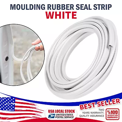 20 Feet White Car Door Edge Moulding Strip Trim Seal Auto Guard Rubber Protector • $9.06