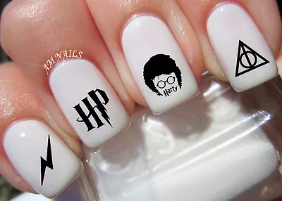 Harry Potter Nail Art Stickers Transfers Decals Set Of 42 - A1207 • $4.50