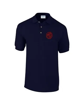 Classic Car MG Embroidered Logo Polo Shirt Various Colours Personalised Free P&P • £17.84