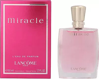 LANCOME MIRACLE L'EAU DE PARFUM 50ml SPRAY NEW & SEALED RRP £65 • £46.99