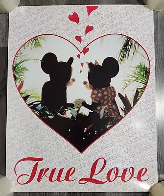 Disney Mickey & Minnie Mouse (True Love #D0432D) 16 X20  Poster ~ Vintage 1989 • $10.99