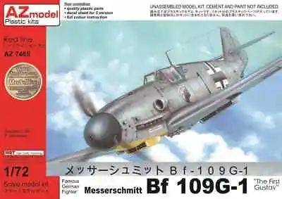 1/72 WW2 Fighter : Messerschmitt Bf-109G-1  [Germany] #7465  : AZ MODELS • $17.34