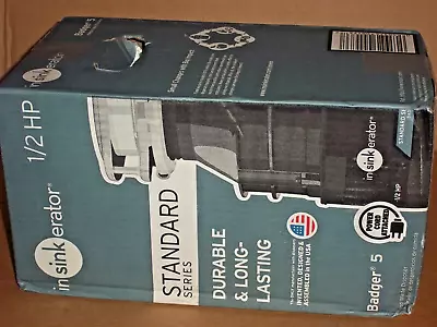 Brand New InSinkerator Badger 1/2 HP /Garbage Disposal 5 / WITH POWER CORD • $69.95