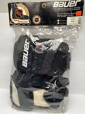 Vintage 1994 Bauer Precision In-Line Skate Hockey Gloves New Old Stock SK • $64.50