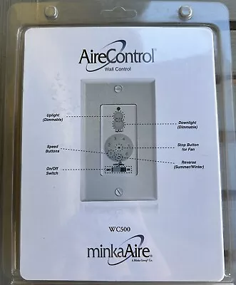 Minka Aire 6-Speed Off-White Wall-Mount Ceiling Fan Remote Control • $32.99