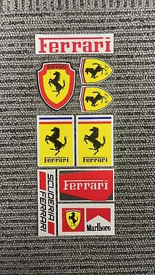  Ferrari Sticker Decal Sheet Car Dirt ATV Motorcycle Motorcross MX PIT BIKE 0109 • $8.95