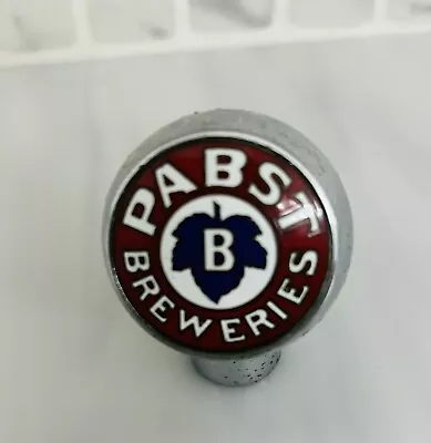 Vintage Pabst Red Beer Ball Knob Tap Handle - 1933 2nd Ed - Pabst Milwaukee WI • $130