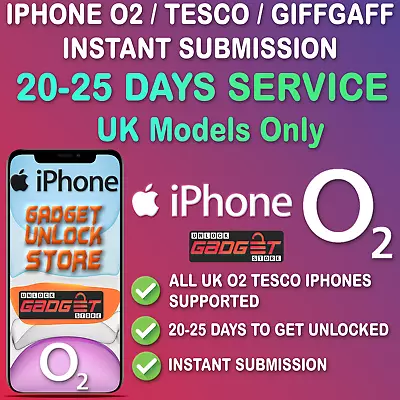 IPhone O2 TESCO UNLOCK CODE 15 14 13 12 11 XS XR X SE 8 7 6 NETWORK CODE UK • £0.99