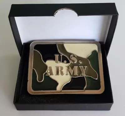 U.S. Army Camo Belt Buckle #2299 • $9.99