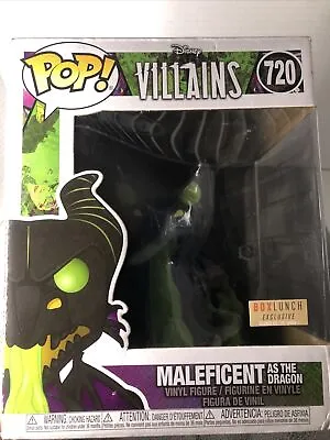 Funko POP! Disney Villains Maleficent As The Dragon (Metallic) #720 Vinyl Figure • $40