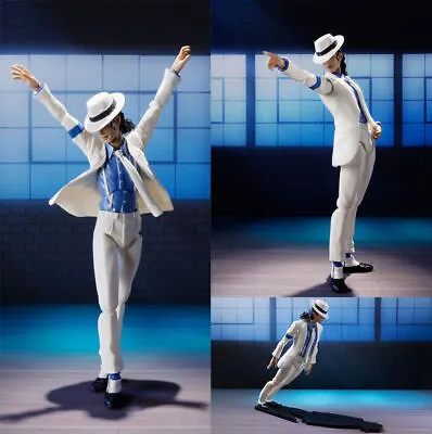 Michael Jackson Criminal Moonwalk Action Figure MJ Movable 14CM Model Toy In Box • $15.99