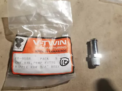 $5 • Buy NOS V-Twin Manufacturing 40-0566 Harley Davidson Gas And Oil Line Fitting Qty 1