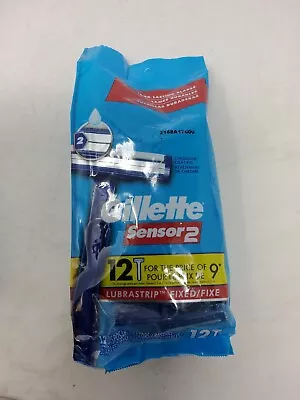 Gillette Sensor 2 Disposable Razors 12 Each • $10.99