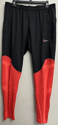 Nike Dri-Fit Strike Training Soccer Pants Black/Red Mens Size XL DH8838 011 New • $100