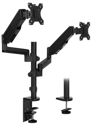 $68.10 • Buy Dual Monitor Arm Mount Desk Stand | Vertical Stackable Arms | Fits 17-32 Inch