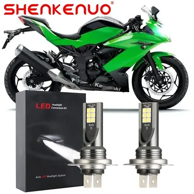 For Kawasaki Ninja 250R LED Bulbs 2008 2009 2010 2011 2012 Headlight Light CG • $21.24