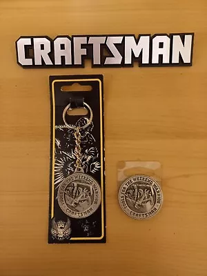 Vintage Craftsman Keychain And Magnet  USA • $19.95