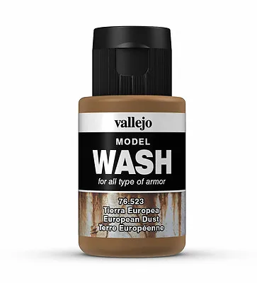 Vallejo Model Wash - Model Weathering - European Dust 35ml - 76523 • £5.25