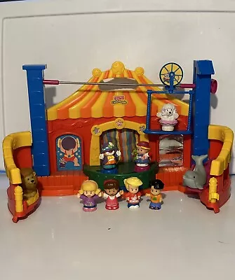 Fisher Price Little People Circus 2005 With Figures WORKS! • $39.50