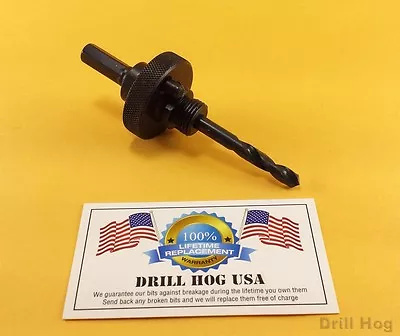 Drill Hog® Hole Saw Arbor Mandrel Holesaw Pilot Bit For 1-1/4  To 6  Hole Saws • $14.24