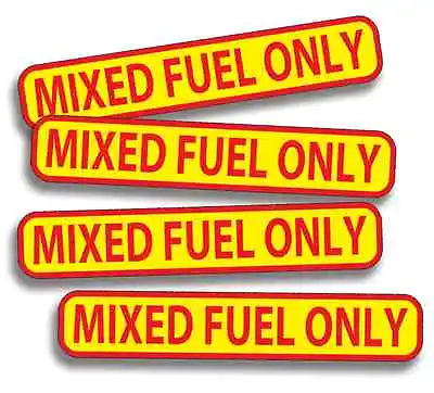 Mixed Fuel Only Sticker Mix 2 Stroke Gas Container Vinyl Decal Tank Jug Bottle • $3.79