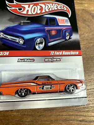 Hot Wheels REAL RIDERS  72 Ford Ranchero Mr Gasket Metal Real Rider 23/34 💥 • $6.99