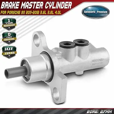 New Brake Master Cylinder For Porsche 911 2011-2012 3.6L 3.8L 4.0L 99735591030 • $41.99