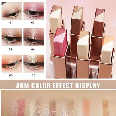 Two-colors Eye Shadow Sticks Gradient Eye Gradient Matte Cream` Shadow P7J7 • $5.75