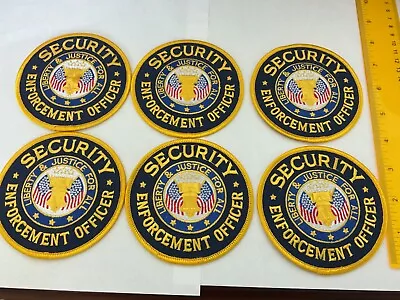 Security Enforcement Officer Collectable Patch 6 Pieces Dealer Price • $11.95