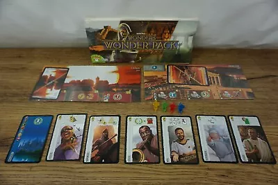 Official 7 Wonders Promo Wonders Wonder Pack Catan And Leaders Palace Game Parts • $6