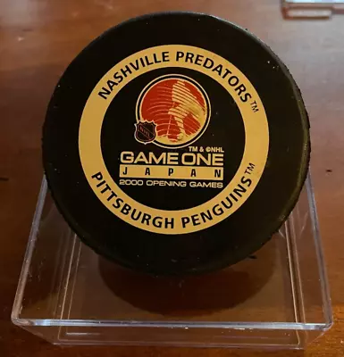 2000 Nashville Predators Official Bettman NHL Game Puck GIFT FROM MARIO LEMIEUX • $79.99