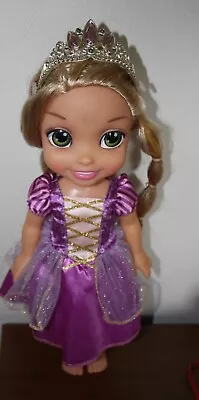 Disney My First Doll Tangled Rapunzel Toddler Baby 15'' Doll Sings Hair Light Up • $7.99