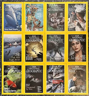 National Geographic Magazines Year 1995 Complete Set • $12