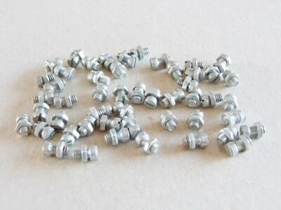 £5.50 • Buy 50 Meccano Cheese Head Bolts With Hex Nuts Part 37b 37a Zinc