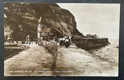 £2.99 • Buy Scarborough - North Yorkshire - Marine Drive - A Vintage 1912 RP Postcard