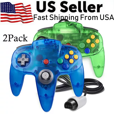 Retro Wired N64 Gamepad Joystick Joypad For Nintendo 64 N64 Video Game Console • $24.95