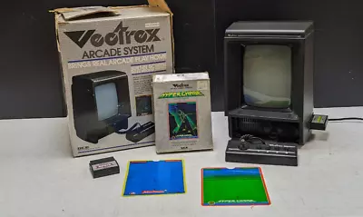 Vectrex Arcade System W/ Box & Games • $419.14