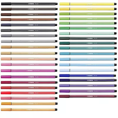 STABILO Pen 68 Premium Felt Tip Fineliner Pens - Fibre Tip - 1.0mm - 46 Colours • £3.29