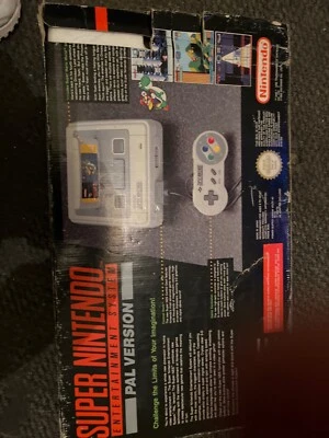 Boxed Super Nintendo SNES Console & Game Bundle - PAL - Tested & Working • £120