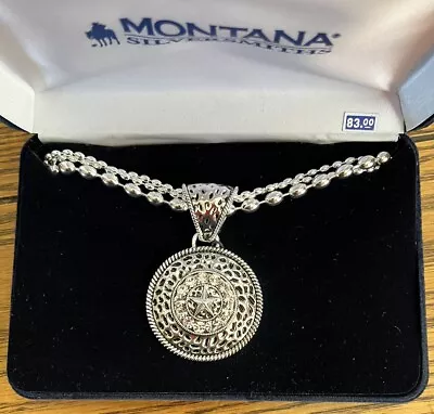 Montana Silversmith Crystal Medallion Concho Necklace • $75