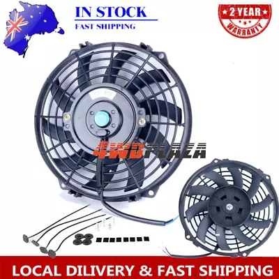 9  Inch 12V Pull/Push Puller Electric Intercooler Radiator Thermo Fan + Mounting • $39.95